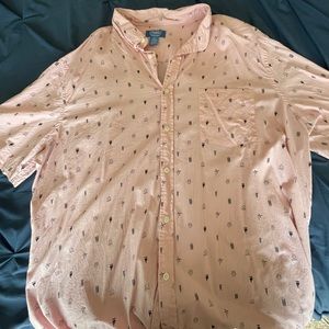 Men’s Big and Tall Short Sleeve Button Down